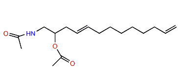 (E)-1-Acetamidotrideca-4,12-dien-2-yl acetate